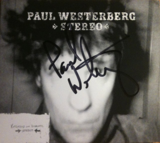 This is a picture of my copy of "Stereo" by Paul Westerberg that I got autographed back in 2002 when I saw him at the Grand Emporium in Kansas City.