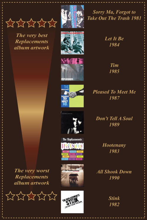 Career in Album Artwork the Replacements Career in Album Artwork the Replacements