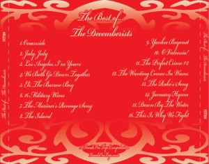 Best Of The Decemberists back insert
