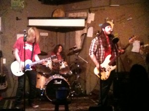 Scruffy & the Janitors play at the Cafe Acoustic on 6/1/12.