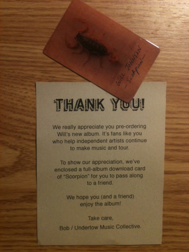 Will Johnson Scorpion Download Card