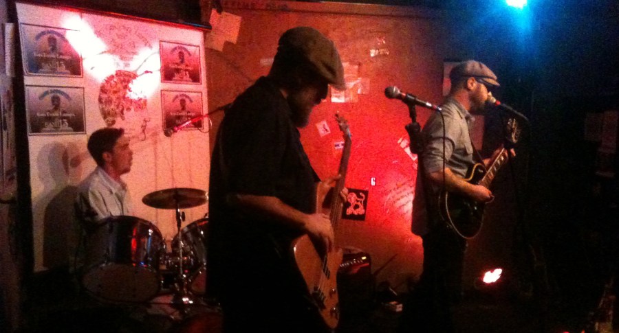 The GasTown Lamps bring the heat at the Cafe Acoustic .