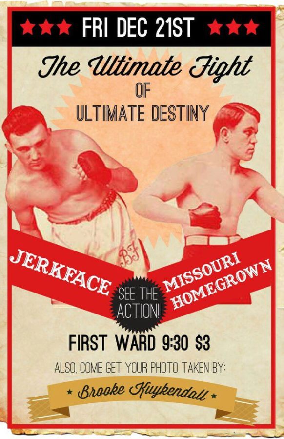 Missouri Homegrown / Jerkface concert poster.