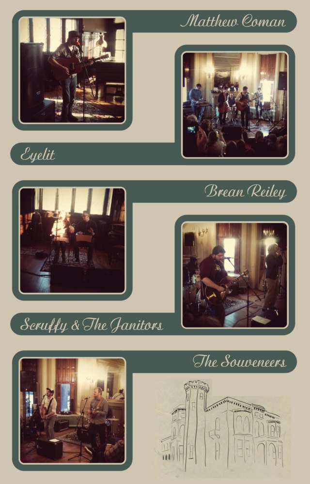 Music at the Mansion at the Wyeth-Tootle Mansion in St. Joseph, MO collage.