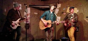A Greater Tomorrow unplugs for a show at The Cafe Acoustic in St. Joseph, MO on 1/18/13.