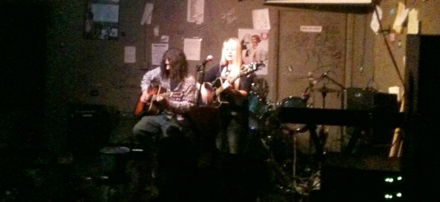 Sara Rose playing live at The Cafe Acoustic 12/29/12.