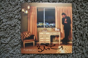Brandon Flowers of the Killer autographed cd booklet.