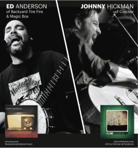 Johnny Hickman and Ed Anderson tour poster.