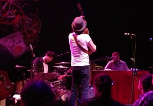 Langhorne Slim dials up the intensity with his antics at The Granada in Lawrence, Kansas on 4/23/13.