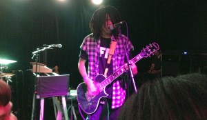 Radkey continues to kick open doors so hard they tear the hinges off. Lead singer Dee Radke (above) playing at The Riot Room opening for Hanni El Khatib.