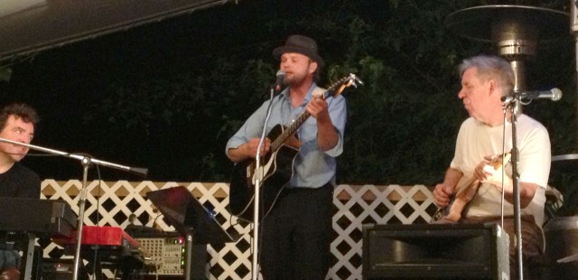 Colby Walter and Michael Coman perform at The Bad Art Bistro in St. Joseph, Missouri on 7/5/13.
