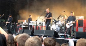 Queens of the Stone Age steal the show at Cricket Wireless Amphitheater in Bonner Springs, KS on 8/3/13.