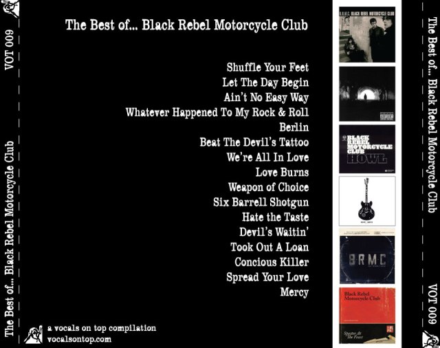The best of... Black Rebel Motorcycle Club back u card