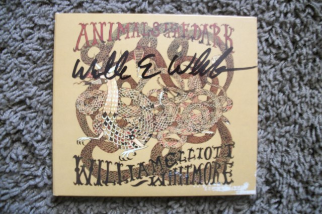 William Elliott Whitmore signed copy of Animals in the Dark