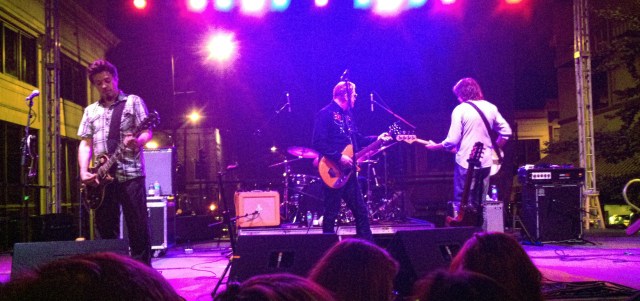 Cracker plays the free 9th Street Summerfest outside of The Blue Note in Columbia, Missouri on 7/30/14.
