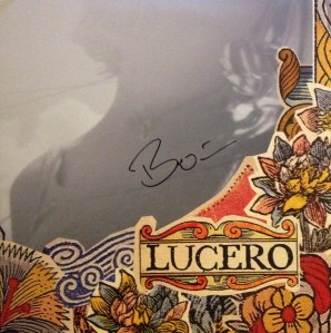 Lucero - signed vinyl copy of That Much Further West