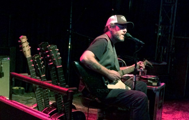Scott H Biram performs live at The Record Bar in Kansas City, Missouri on 2/5/15.