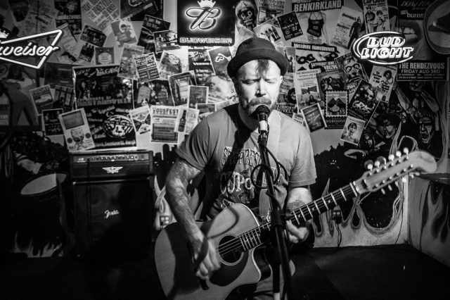 Ben Constable performing live at The Rendezvous in St. Joseph, MO. Photo by Bret Yager.