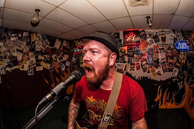 Ben Constable performing live at The Rendezvous in St. Joseph, MO. Photo by Bret Yager.