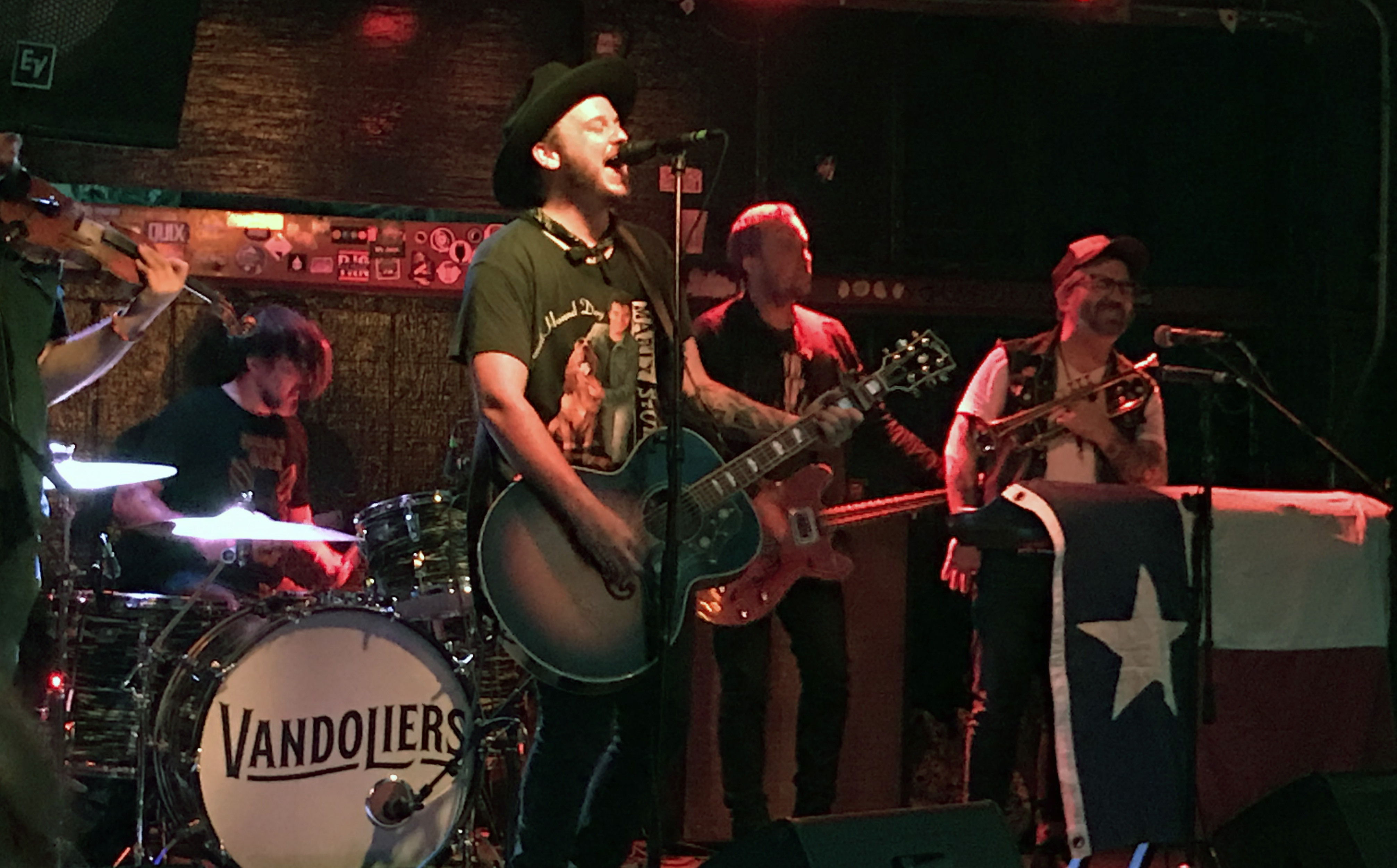 The Vandoliers play the Riot Room's outdoor stage in Kansas City, Missouri on 6/11/19.